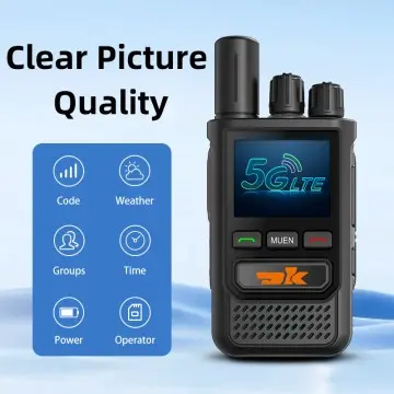Long Range 100km Global PTT Public Network 4G LTE Two Way Radio Public Walkie Talkie 500km Range With Sim Card