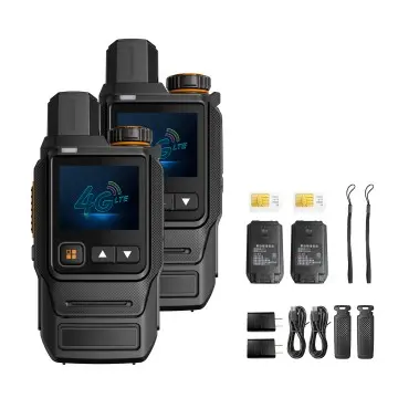 4G Lte GPS Touch Screen Smartphone and Two Way Radio Handheld Walkie Talkie 5000km Poc Radio Real Ptt