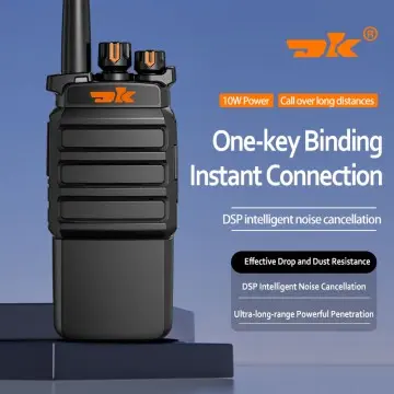 DK-710Pro High Power Walkie Talkie 10W Band Radio Charge UHF VHF Wireless Frequency Two Way Radio