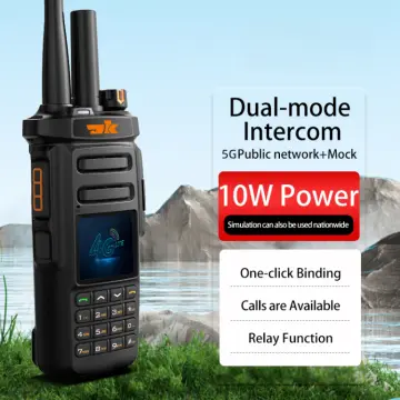 High Quality DK-S168 Poc Radio Analog Dual Mode Global 4G LTE Network Walkie Talkie Sim Card POC VHF UHF Two Way Radio